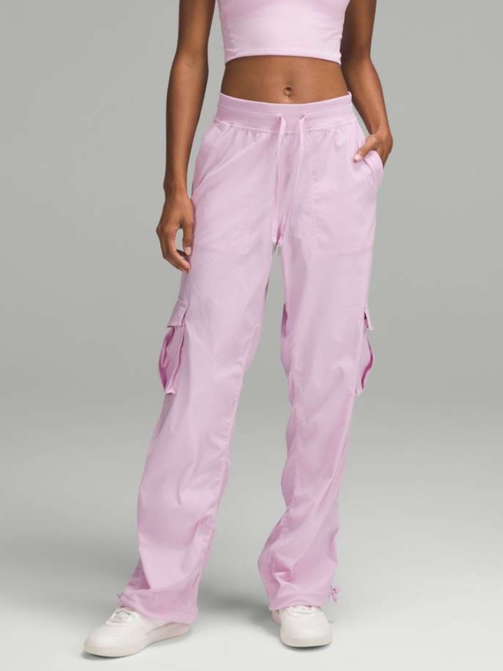Lululemon Dance Studio Relaxed-Fit Mid-Rise Cargo Pant in “Vitapink”